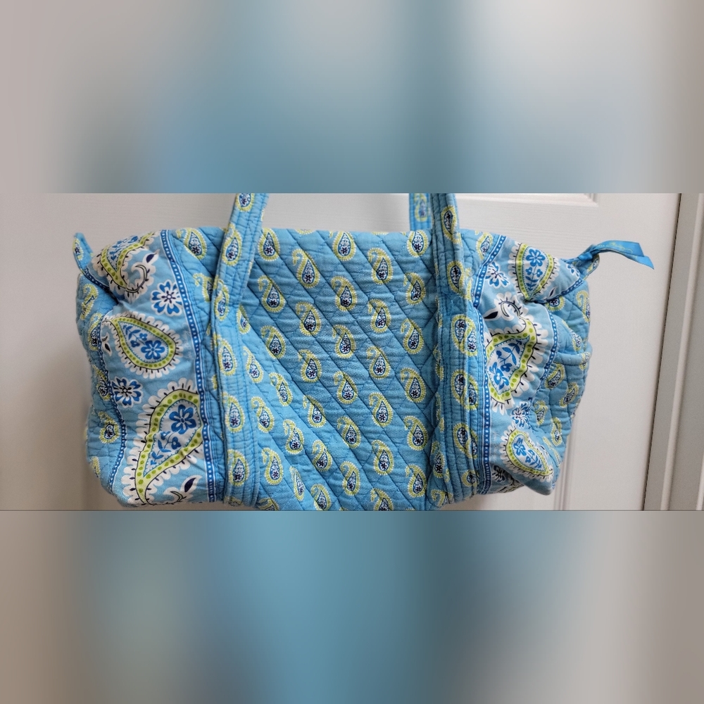 Vera Bradley Bermuda Blue Small Duffle Bag